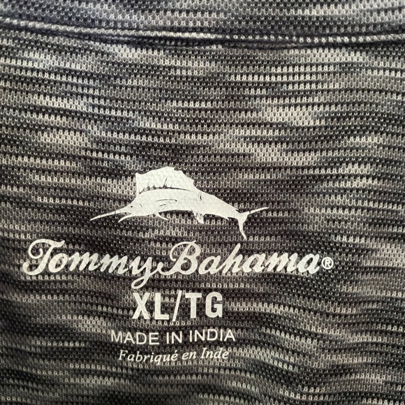 Tommy Bahama Men's Short-Sleeved Polo Shirt‎ Size XL Heathered Logo - Picture 4 of 5